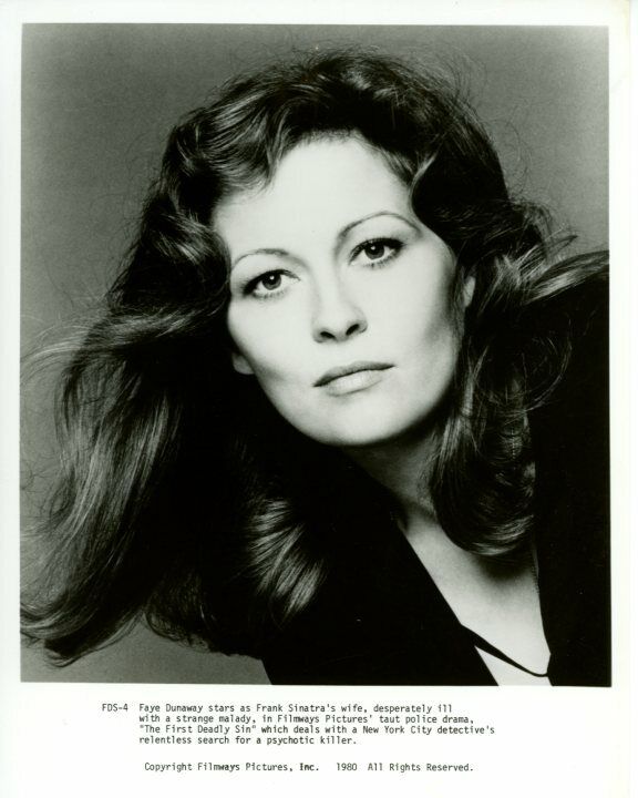 Faye Dunaway The First Deadly Sin original press Photo Poster painting