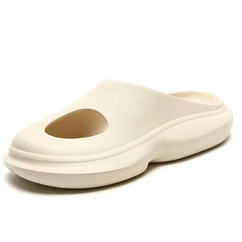 Summer Men Slippers Quick Dry Casual Shoes Beach Sandals Non-Slip Slides Massage Slippers Home Bathroom Flip Flops For Women