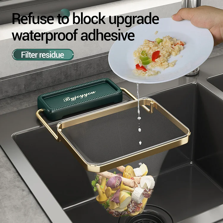 Kitchen garbage rack sink filter drain rack