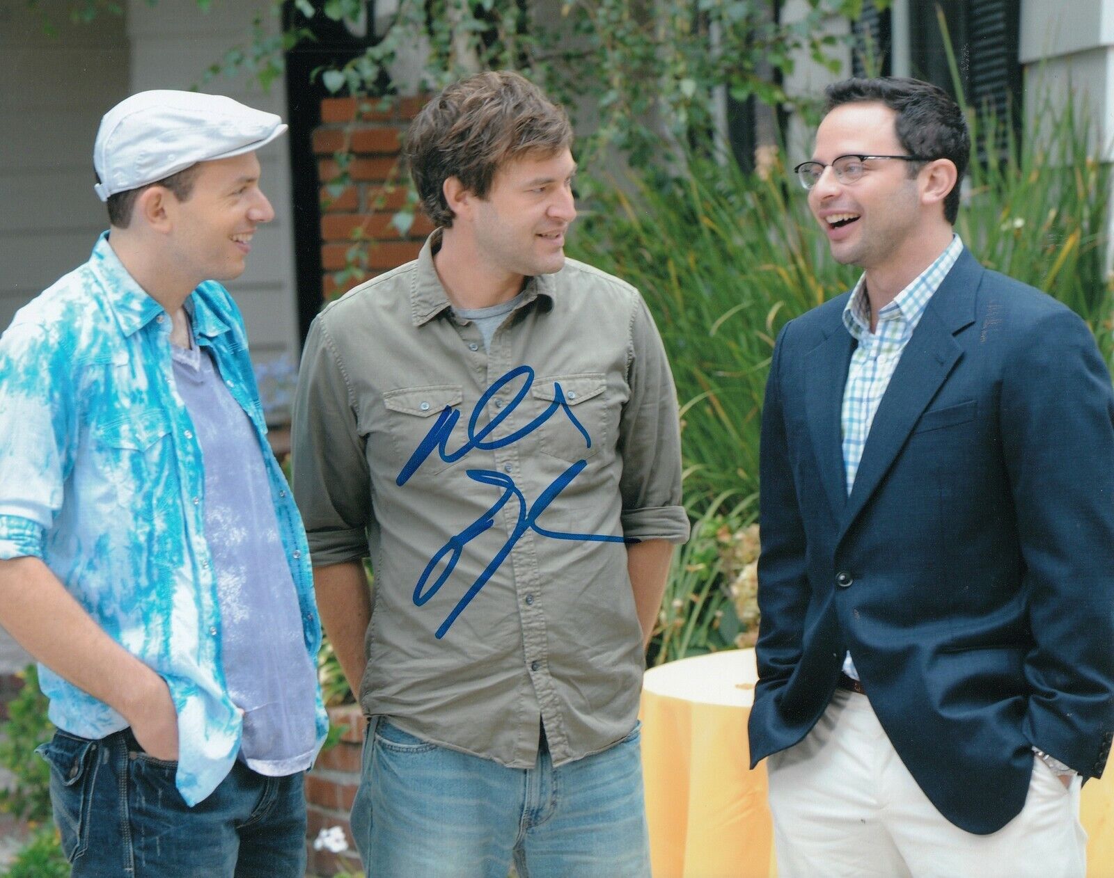 MARK DUPLASS signed (THE LEAGUE) TV SHOW 8x10 Photo Poster painting *Eric Ekhart* W/COA #2