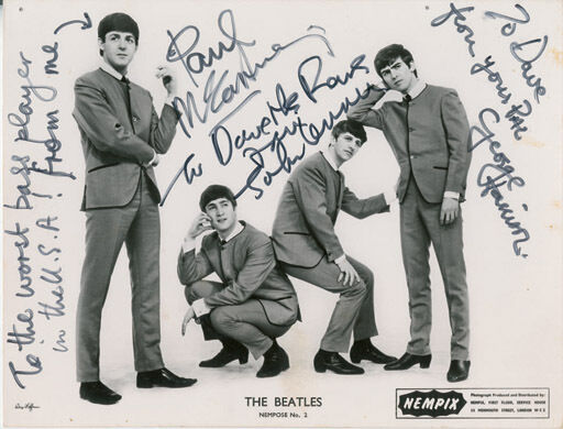 THE BEATLES Signed Nempix Photo Poster paintinggraph - Rock & Pop Stars - preprint