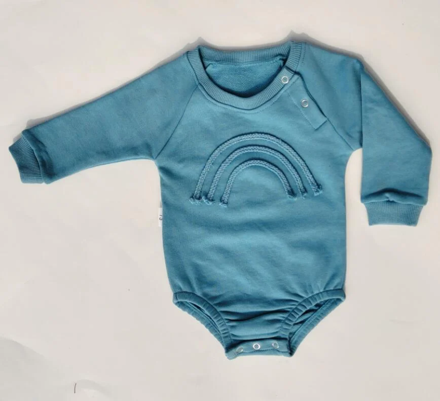 Spring Autumn Newborn Baby Girl Rompers Baby Girl Long Sleeve Pure Color Rompers Baby Boy Girl Rompers Clothes