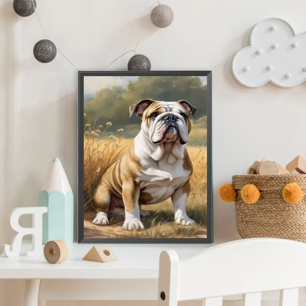 Diamond Painting - Full Round Drill - Puppy(Canvas|30*40cm)