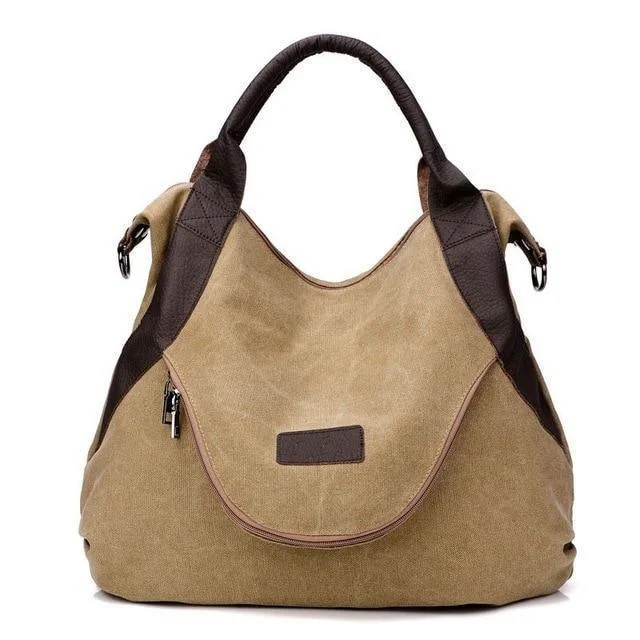 2025 Large Casual Canvas Tote Handbag Women Shoulder Bags