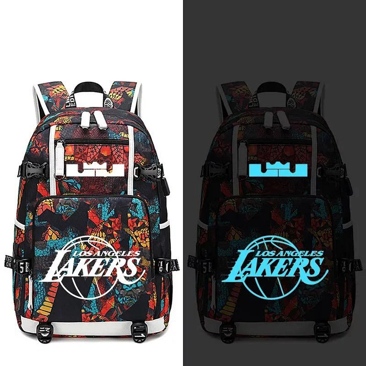 Mayoulove Basketball  #1 USB Charging Backpack School NoteBook Laptop Travel Bags-Mayoulove