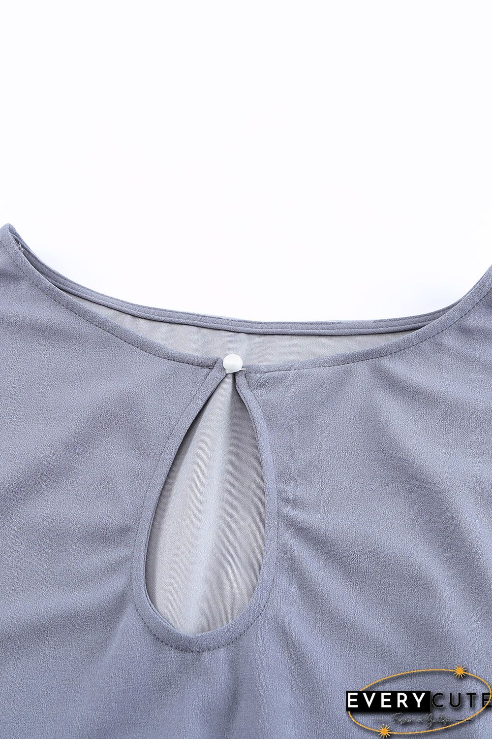 Gray Oh So Glam Belted Wide Leg Jumpsuit