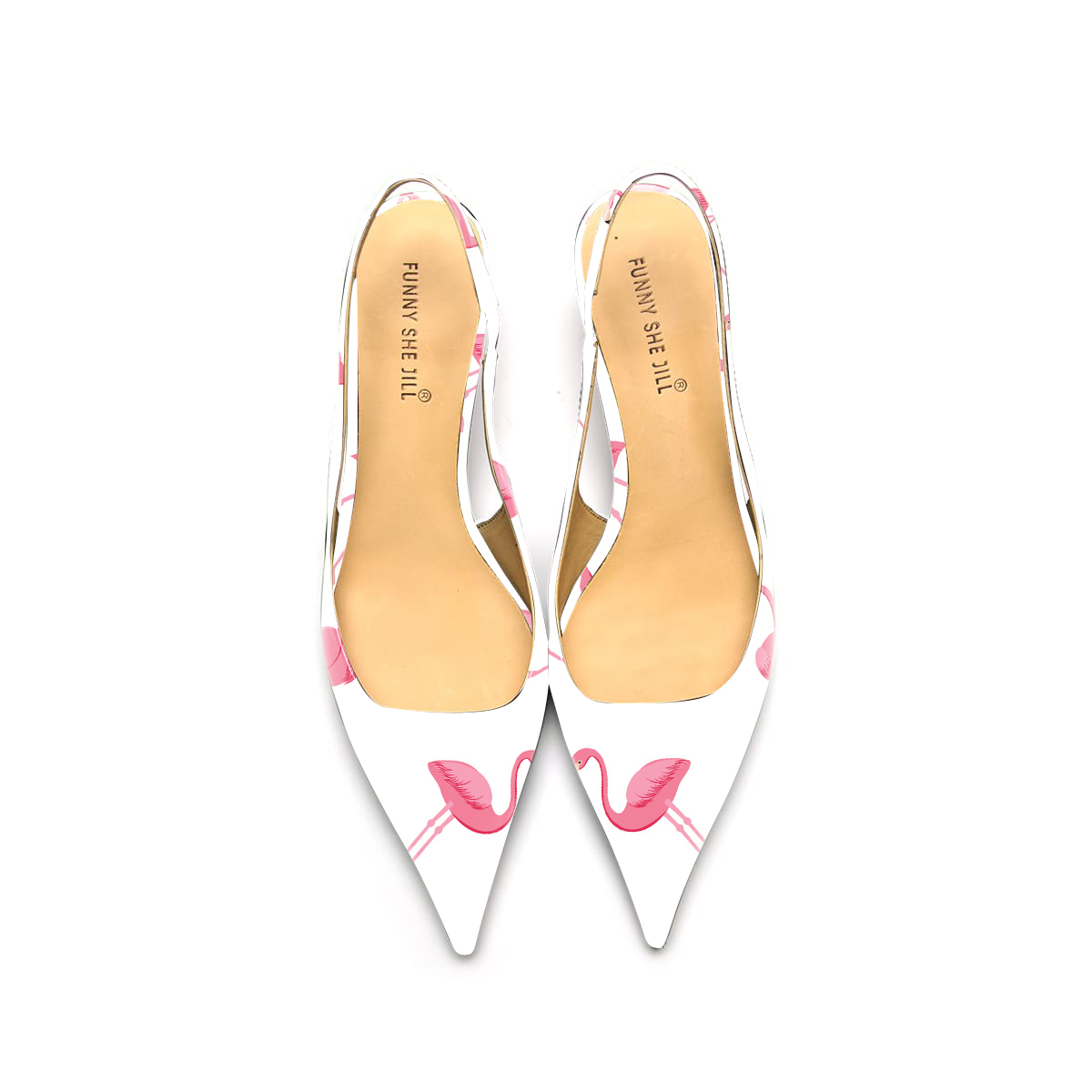 White Patent Leather Pointed Toe Kitten Heel Slingback Dress Pumps Nicepairs