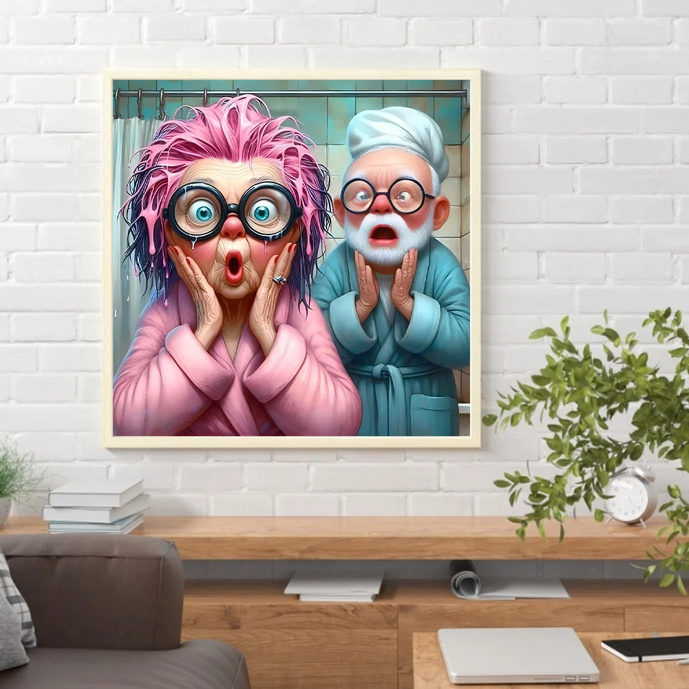 Diamond Painting - Full Round Drill - Grandma(Canvas|40*40cm)