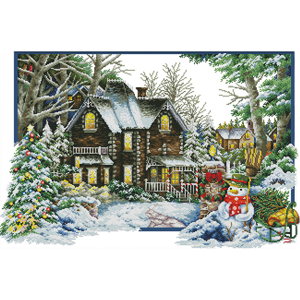 

Landscape - 11CT Stamped Cross Stitch - 86*61CM (Big Size), 501 Original