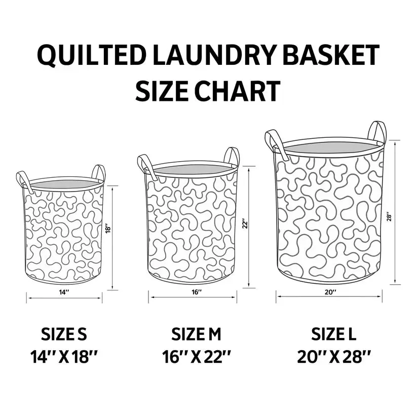 Sheep Heaven Quilted Laundry Basket 