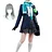 [Wetrose] In Stock Shiroko Cosplay Costume Blue Archive Sunaoukami JK Skirt Scarf Man Size Full Set Wig Halloween Xmas