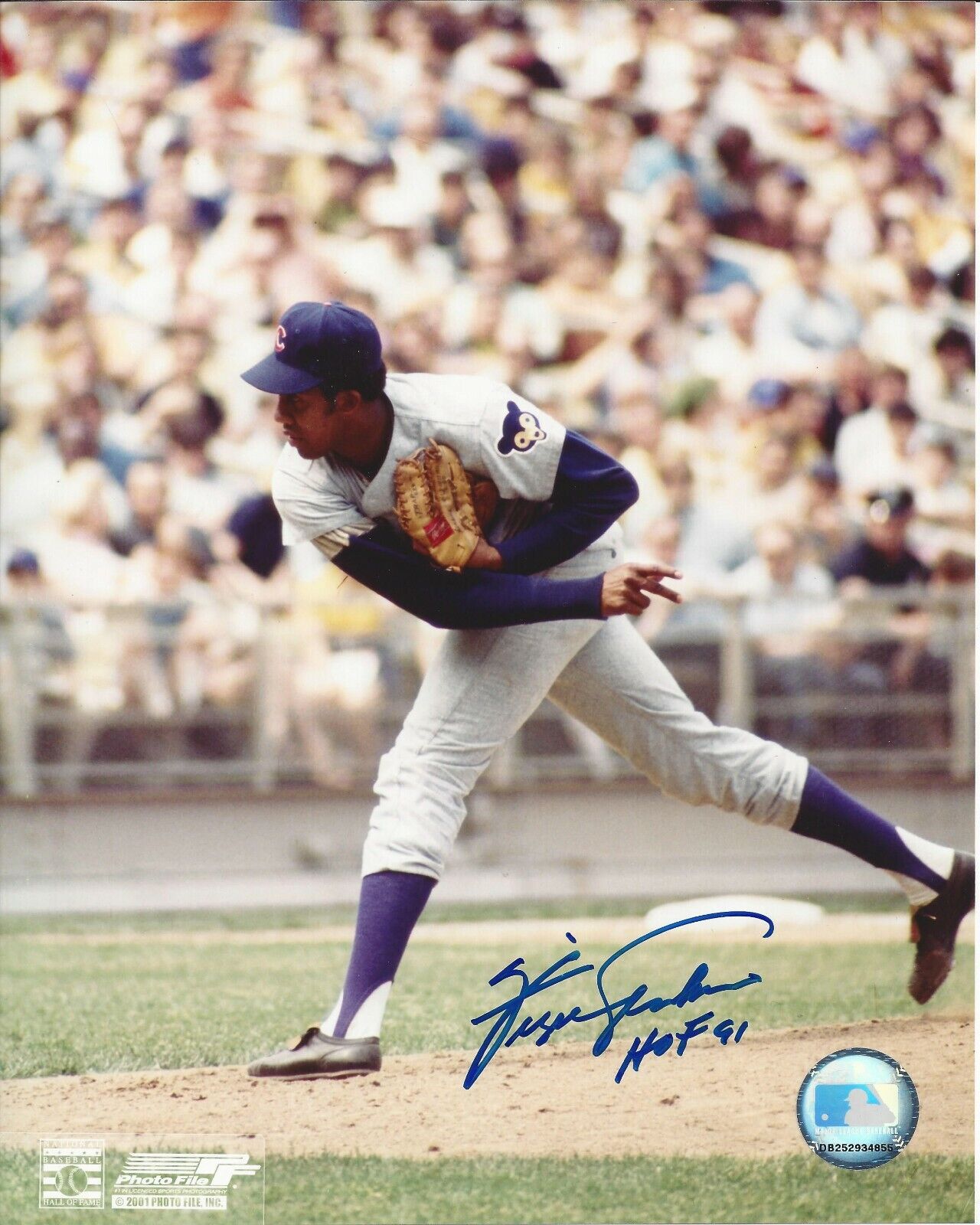 Fergie Jenkins Autographed 8x10 Chicago Cubs#4