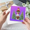 6pcs DIY Diamond Painting Grußkarte Set für Urlaub Segen Weihnachtsgeschenk