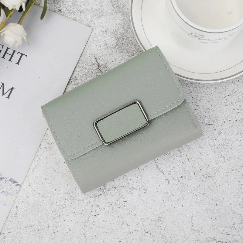 Women Wallets Small Fashion Brand Leather Purse Women Ladies Card Bag for Women 2019 Clutch Women Female Purse Money Clip Wallet
