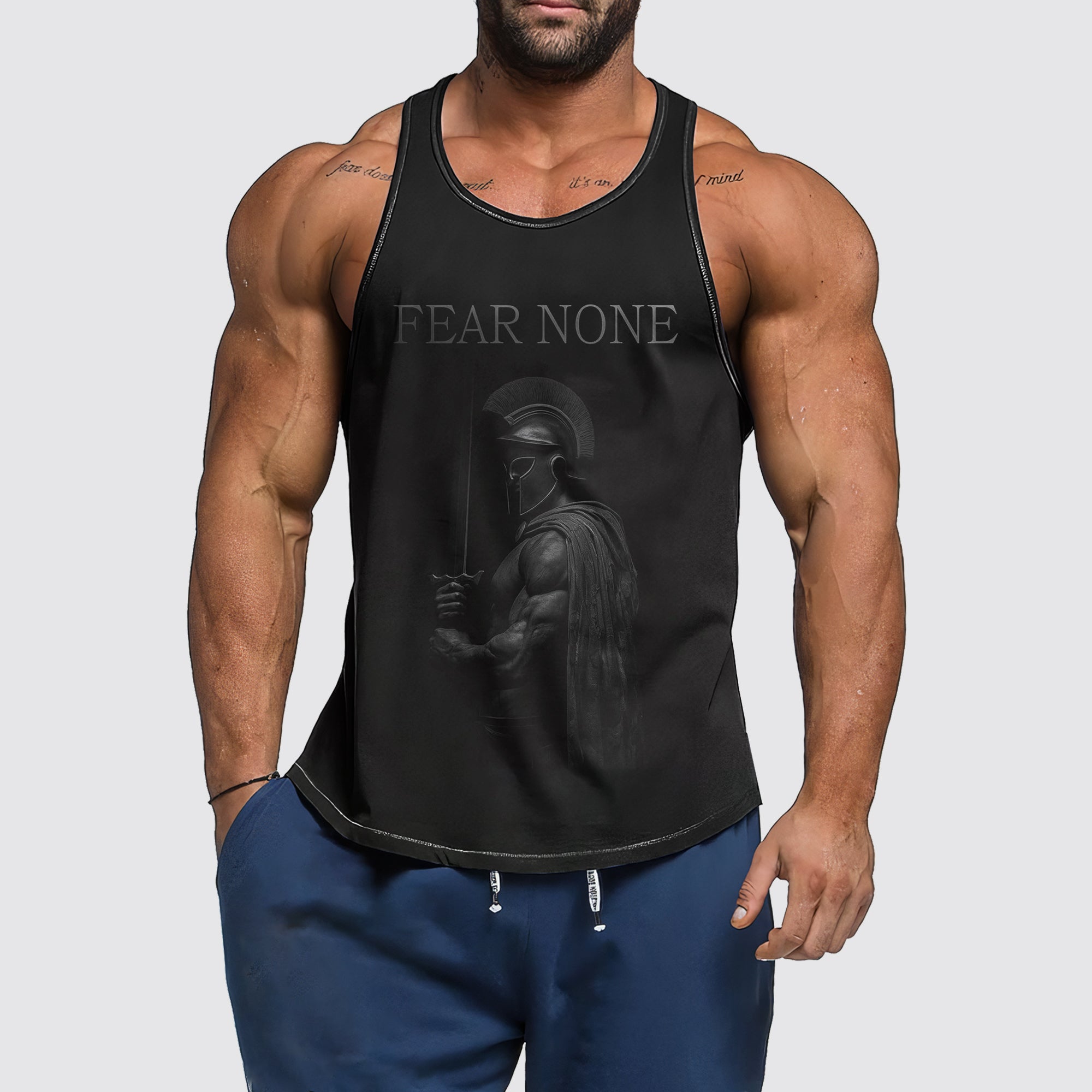 Ultimate Gym Tank Top for Men: Stay Cool and Comfy During Intense Workouts- AA06206
