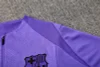 Kids Kit Barcelona 25-26 1/4 Zip Tracksuit Purple Co-branded Model Chandal