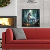 (40*40cm)Forest Unicorn - Full Round Drill Diamond Painting