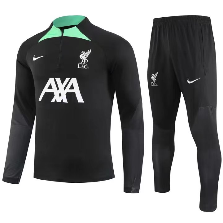 23/24 Liverpool Half-Pull Training Suit Football Jersey Set Thai Quality