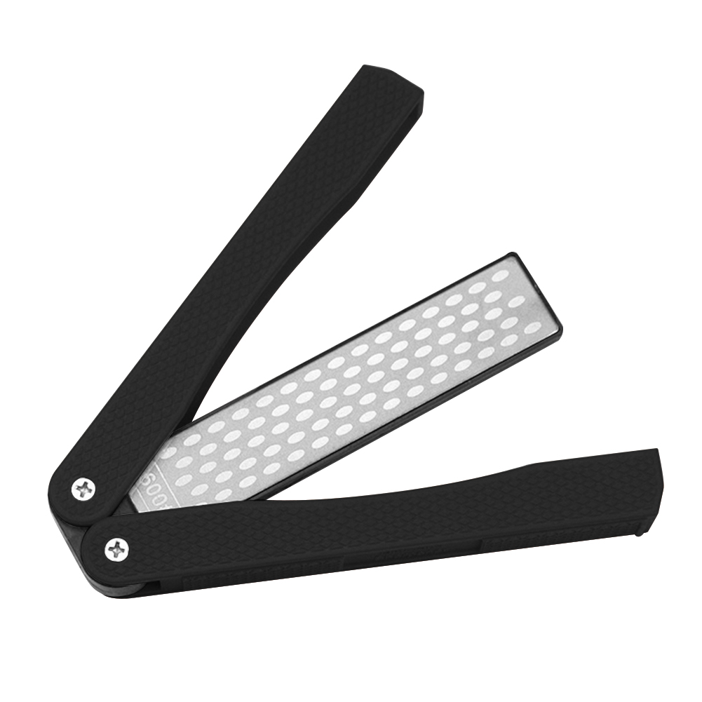 

Folding Diamond Sharpener Kitchen Outdoor Knife Sharpening Stone (Black), 501 Original