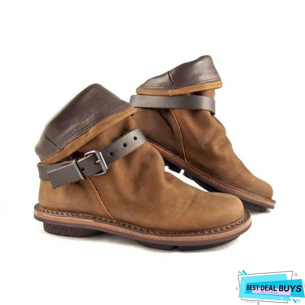 Men's Retro Soft Leather Ankle Boots