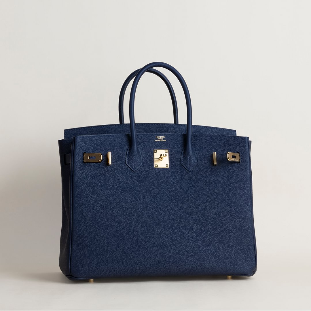 Birkin 35cm Togo 2Z Blue nuit  GHW