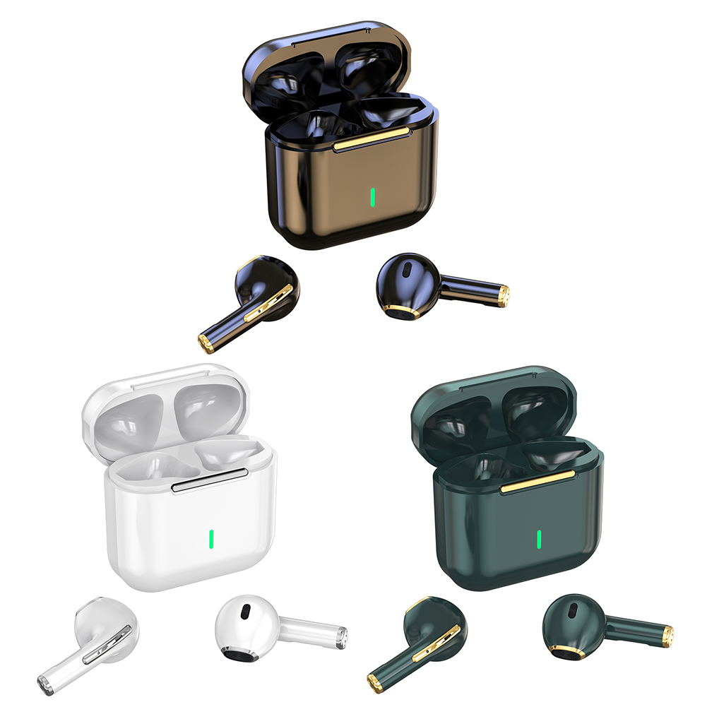 

Air-S4 TWS Wireless Stereo Earbuds Bluetooth-Compatible 5.1 Semi-In-Ear, Dark green, 501 Original