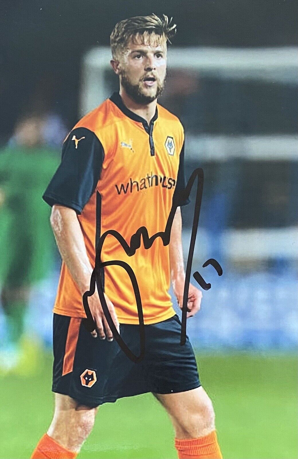 Michael Jacobs Genuine Hand Signed Wolverhampton Wanderers 6X4 Photo Poster painting