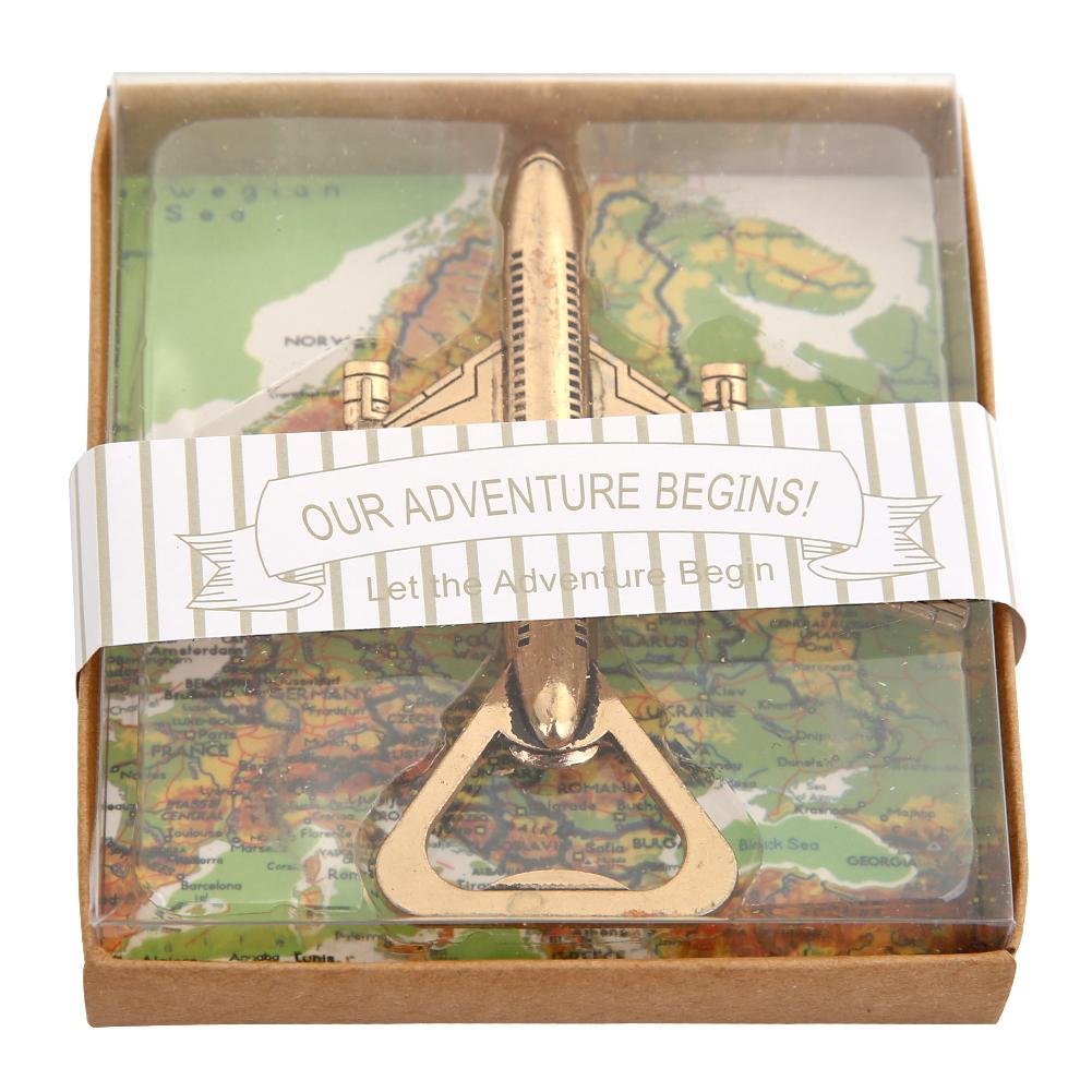 

Wedding Souvenirs Small Size Airplane Bottle Opener Gift Favor Kitchen Tool, 501 Original