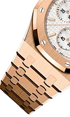Pink Gold Silver-Toned Dial CHRONOGRAPH 41mm