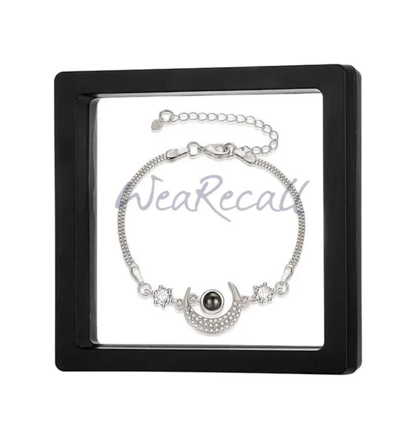 Moon Projector Custom Personalized Photo Bracelet wetirmss