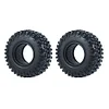 AMK 2Pcs 1.0" Rubber All Terrain RC On Off Road Tires 25x54x24mm for 1/24 RC Crawler Cars Axial SCX24 AXI90081 AXI00001 AXI00002 1/18 TRX4M (2Pcs)