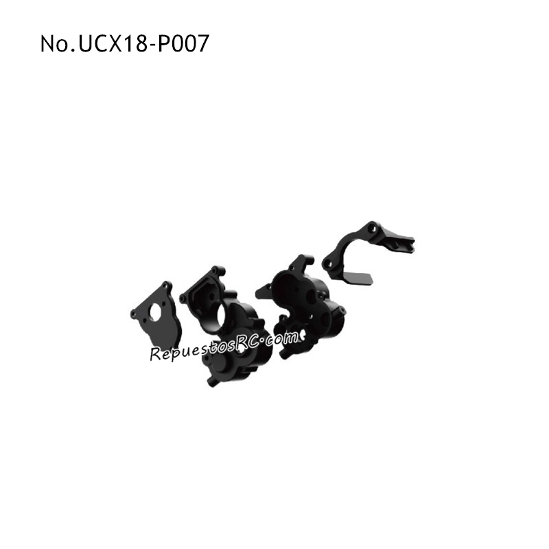 UDIRC UCX1801 Recambios RC Truck Carcasa del Diferencial Central UCX18-P007