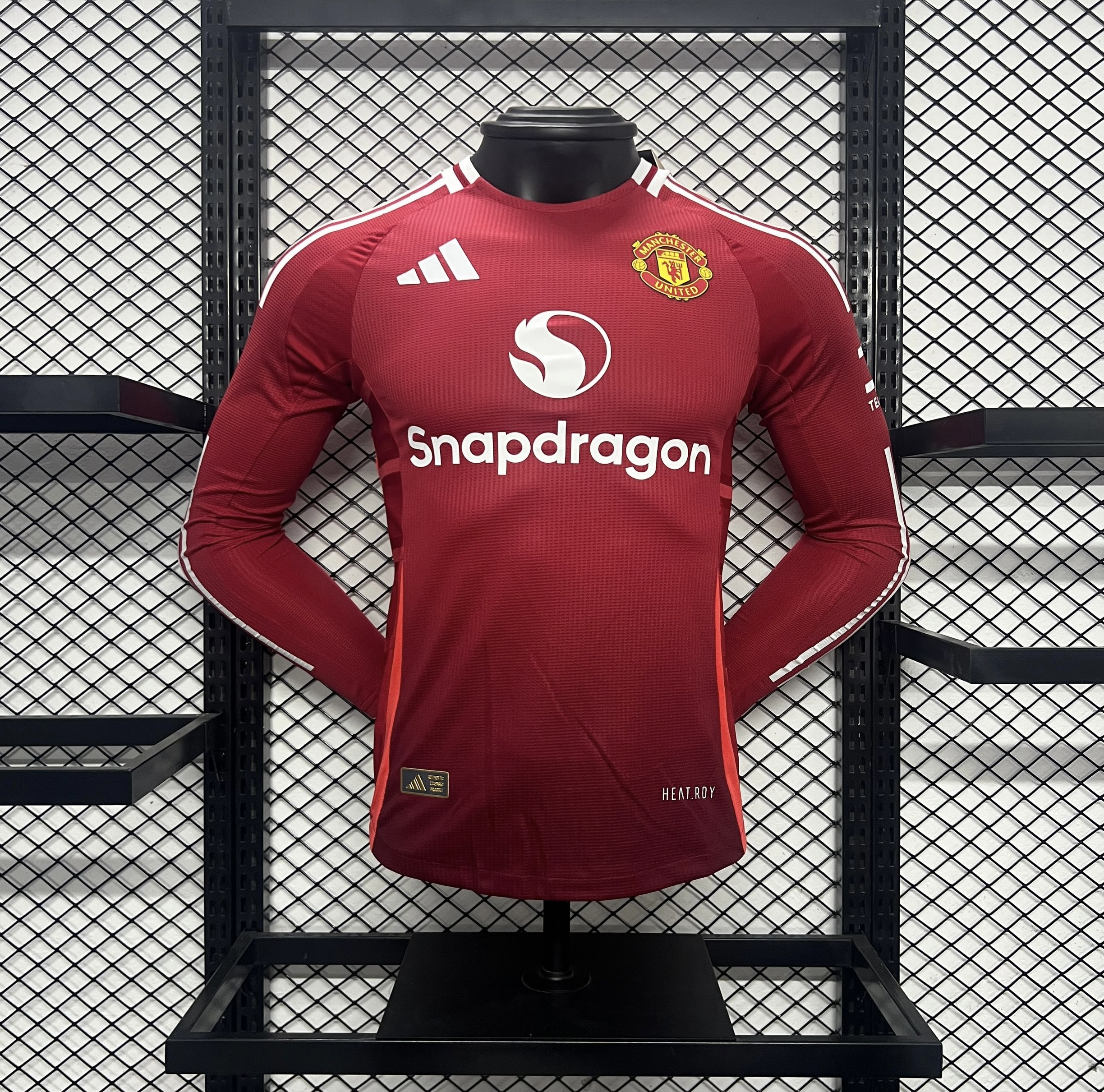 Manchester United 24-25 Home Long Sleeve Jersey - Player Version