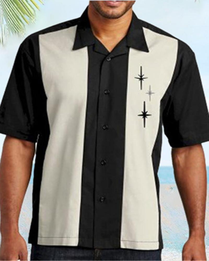 Men's Bowling Golf Shirt
