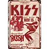 Kiss - Panneaux en &eacute;tain m&eacute;tallique(20*30cm/30*40cm) - Musique