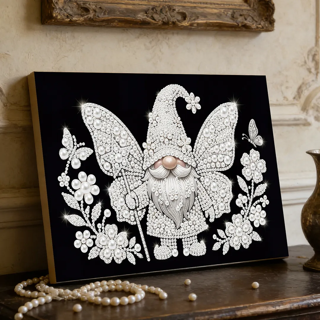 Goblin DIY Pearl Painting Kits with Frame 20x30cm Pearl Gem Paintings Picture Arts Craft for Adults/Beginners Gift Home Wall Decor