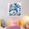 Gnome-Partial 11CT Stamped Cross Stitch Bead Embroidery 36*36cm tapestrymarket