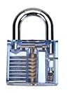 70pcs Lockpick Set Broken Key Extractor with Transparent Padlock Locks