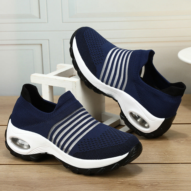 Cutout Breathable Casual Wedges Shoe