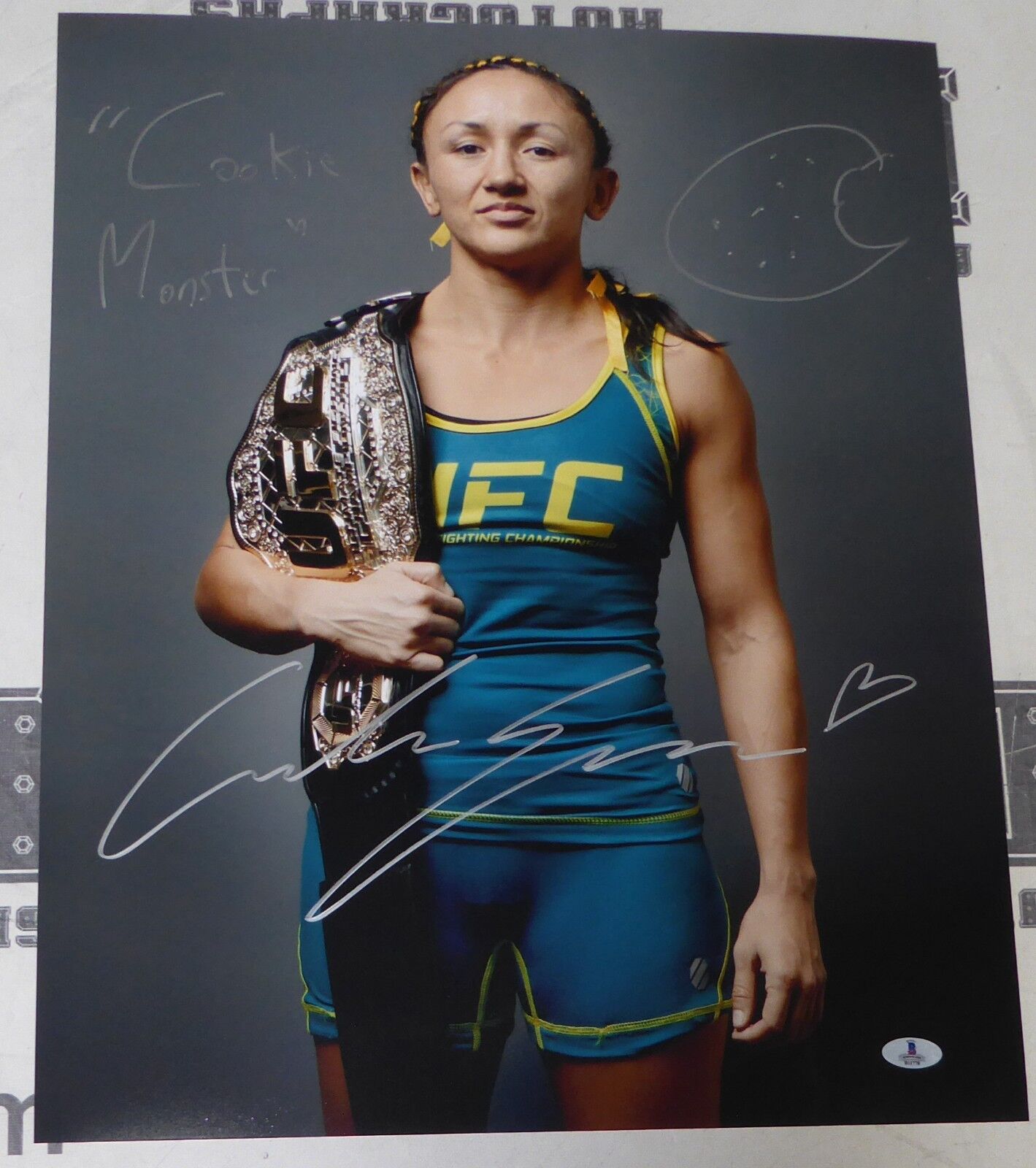 Carla Esparza Signed UFC 16x20 Photo Poster painting BAS COA The Ultimate Fighter 20 Autograph