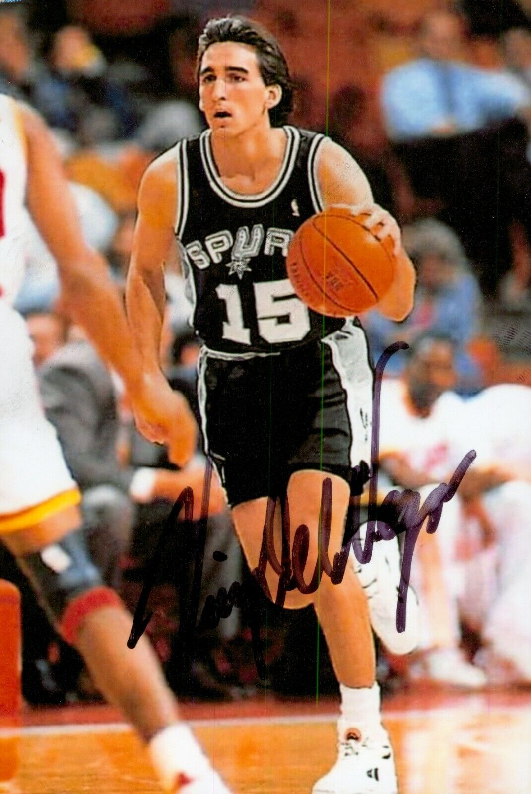 Vinny Del Negro Signed 6x4 Photo Poster painting NBA San Antonio Spurs Basketball Autograph +COA