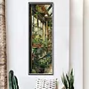 Corner Of Plant House-11CT Stamped Cross Stitch 30*80cm/11.81*31.5in(Big Size) tapestrymarket