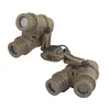 Flippable Night Vision Goggles Model Four-Eye Helmet Binocular NVG Mount Props