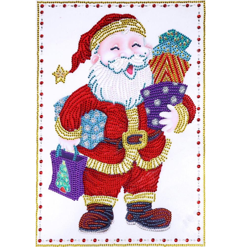 

Santa with Gifts-Special Shaped Diamond Painting-30*40CM, 501 Original