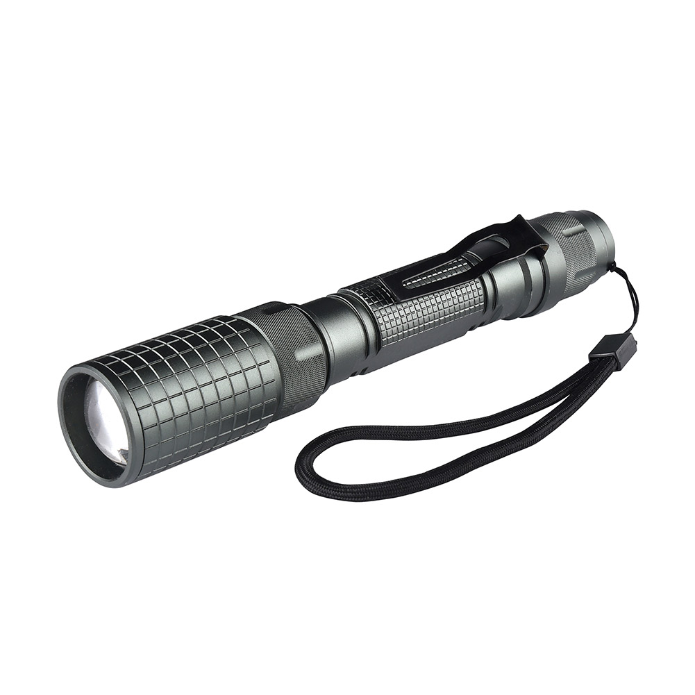 T6 LED Flashlight 5 Modes Telescopic Zoomable Torch Lamp Light for Hiking от Cesdeals WW