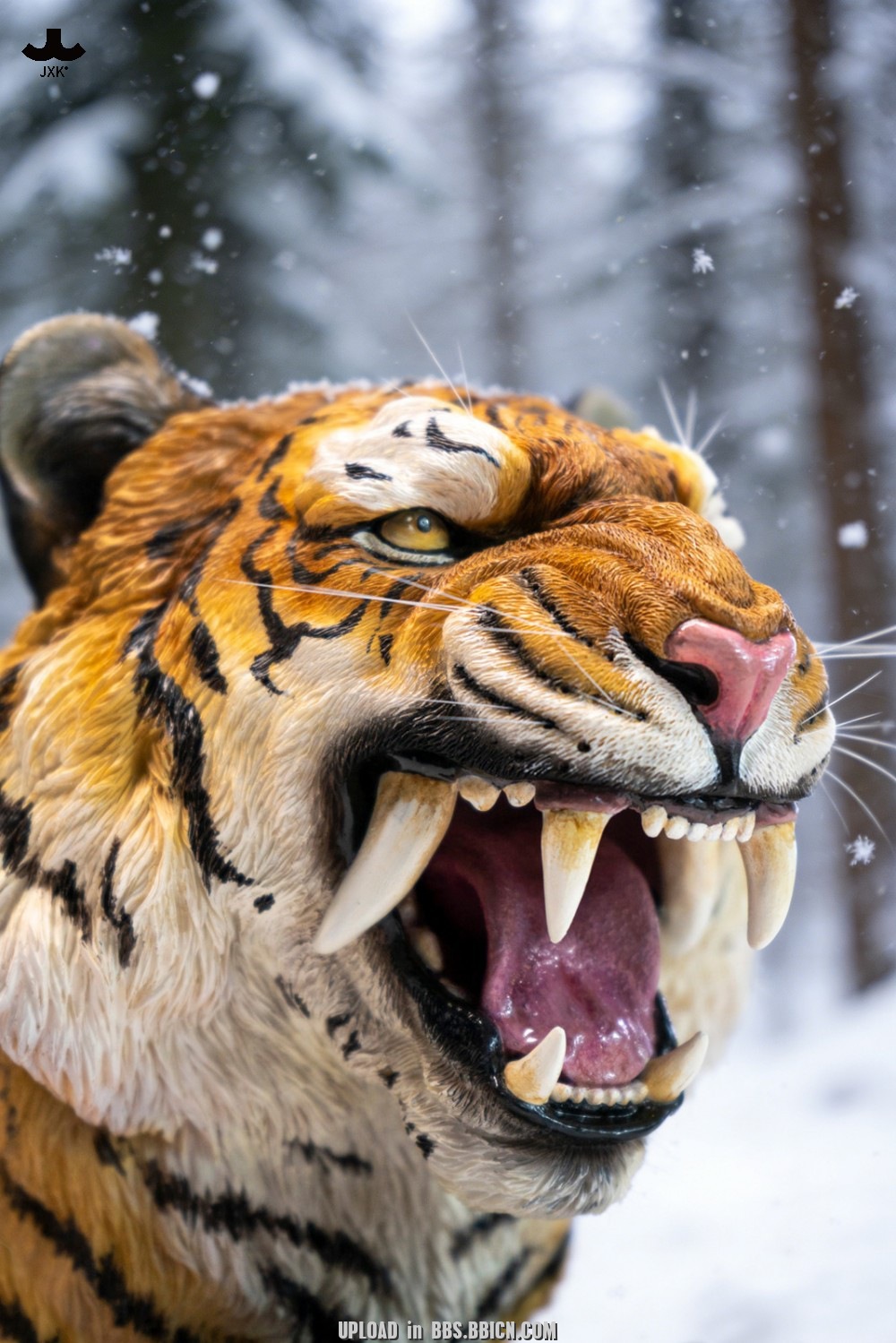 JXK-Tiger head statue-Statue Aura-SA004-