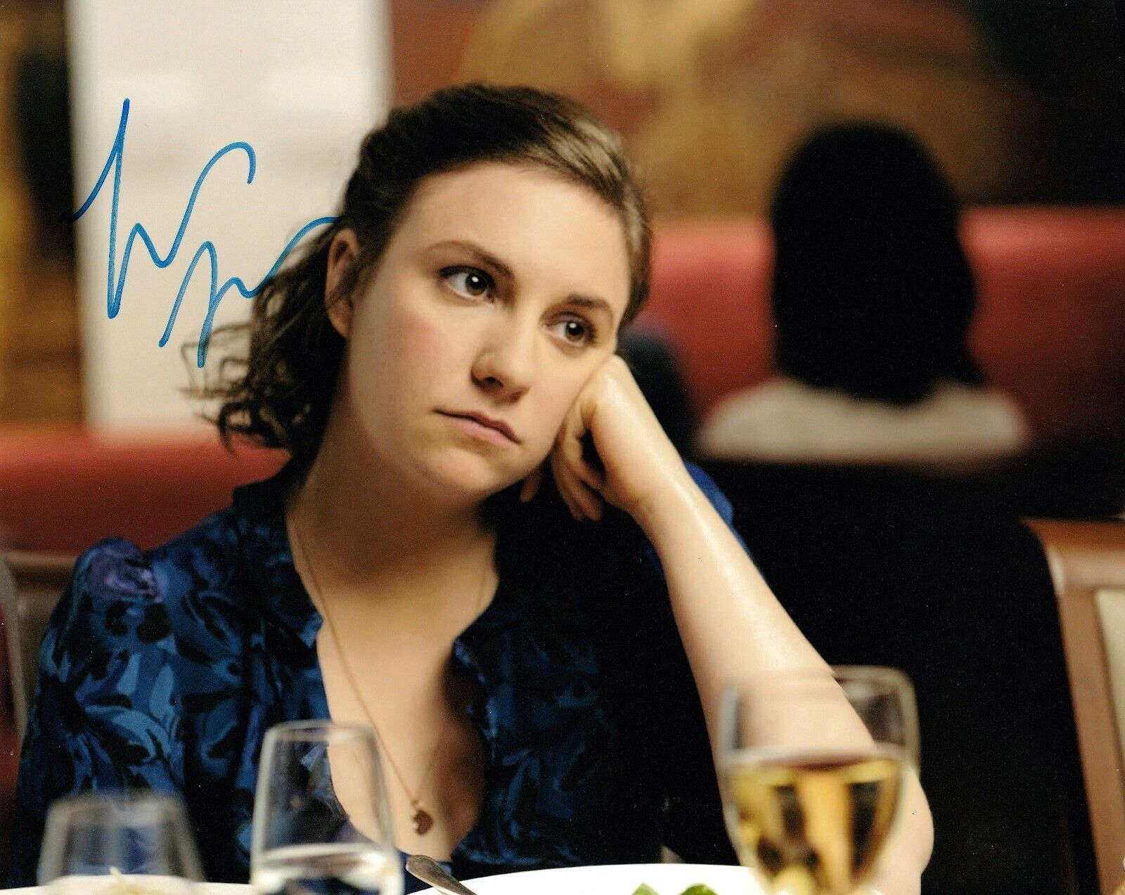 Lena DUNHAM - Girls - SIGNED 10x8 Autograph Photo Poster painting COA