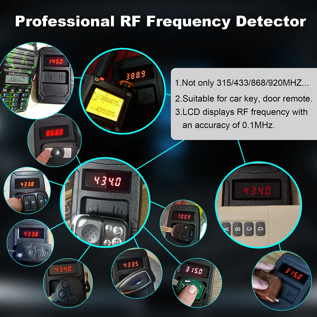 WOYO PL001 RF frequency detector applications