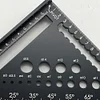 Miter Square Ruler Metric Miter Framing Measurement Ruler (7IN)