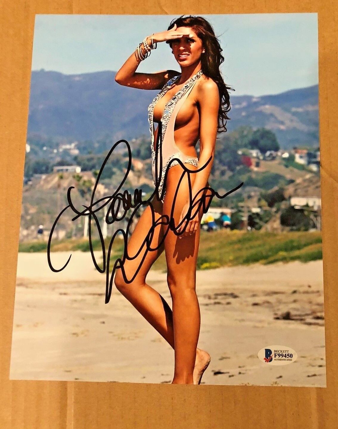 FARRAH ABRAHAM SIGNED 8X10 TEEM MOM SEXY Photo Poster painting BECKETT CERTIFIED